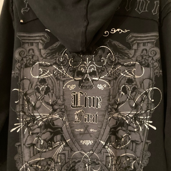 AFFLICTION MENS VINTAGE HOODIE - Picture 7 of 11